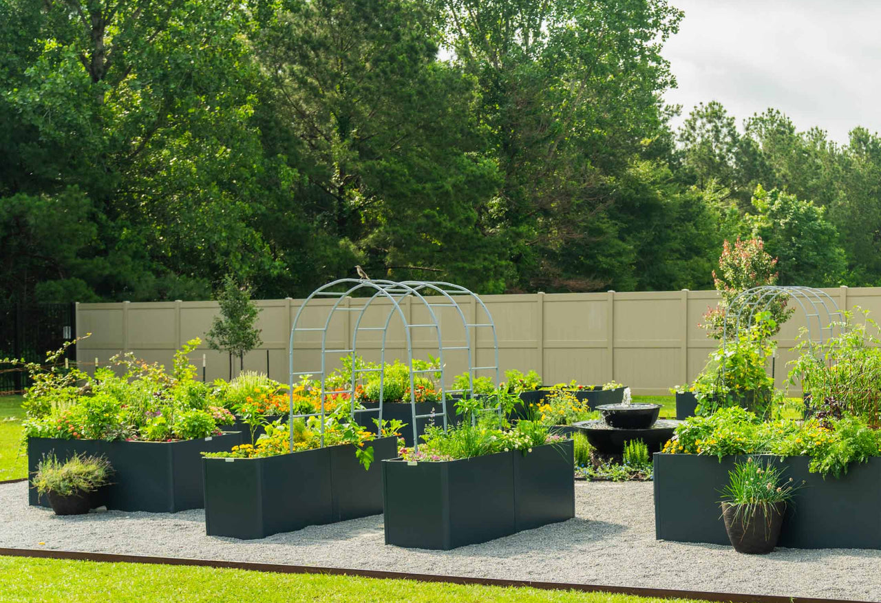 Extra Tall Modern Metal Raised Garden Bed 83" L x 42" W x 32" H