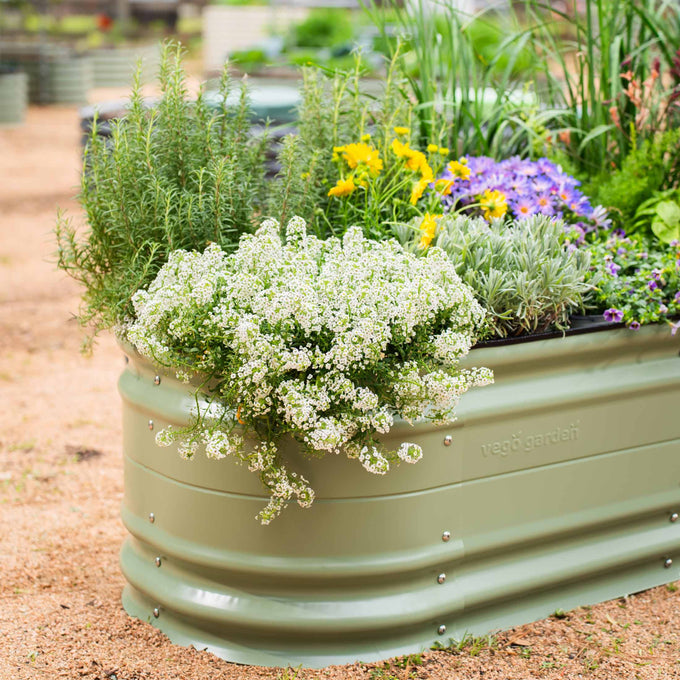 Large Novel Modular Metal Raised Garden Bed Kit 17" Tall 9 In 1