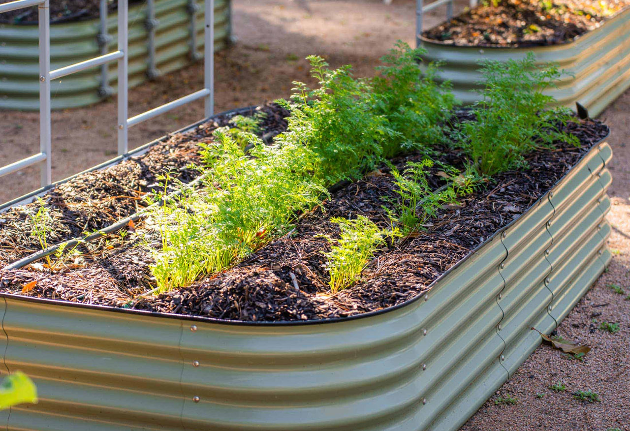 17" Tall 10 In 1 Jumbo Modular Metal Raised Garden Bed Kit