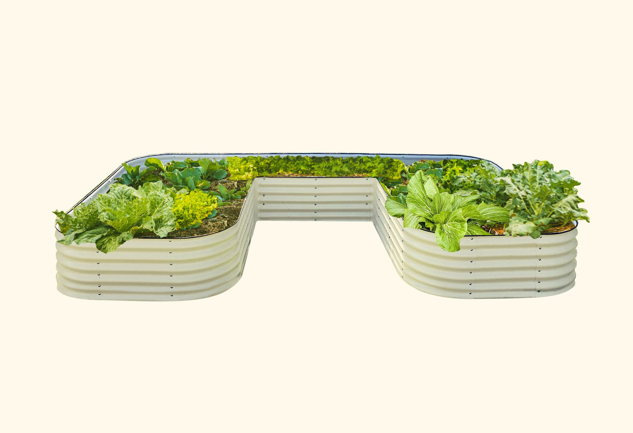 U-Shaped Raised Garden Bed Kit17" Tall - Jumbo Size