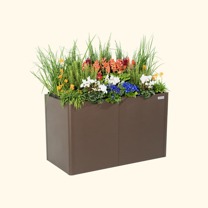 Extra Tall Modern Metal Raised Garden Bed 53"L x 27" W x 32" H