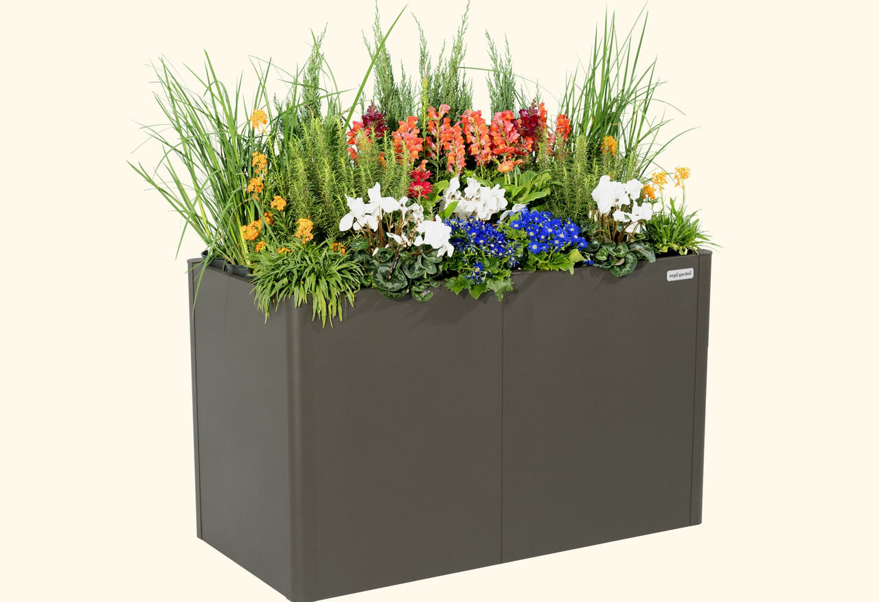 Extra Tall Modern Metal Raised Garden Bed 53"L x 27" W x 32" H