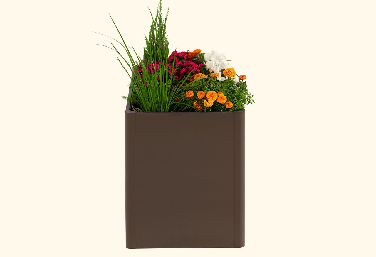 Extra Tall Modern Metal Raised Garden Bed 83" Lx 27" W x 32" H