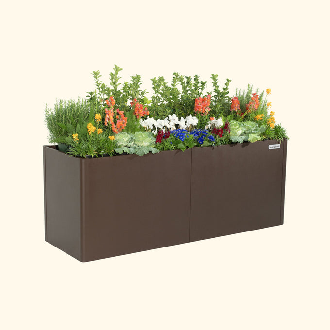 Extra Tall Modern Metal Raised Garden Bed 83" Lx 27" W x 32" H