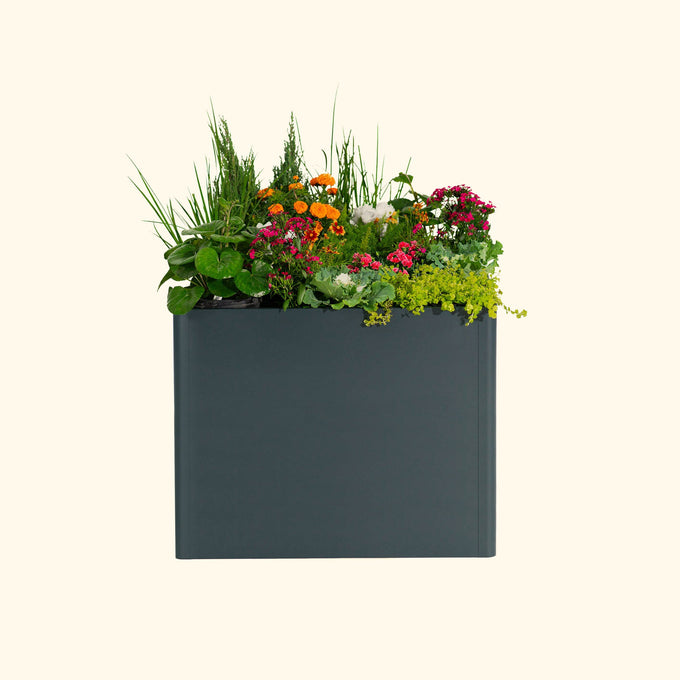 Extra Tall Modern Metal Raised Garden Bed 83" L x 42" W x 32" H