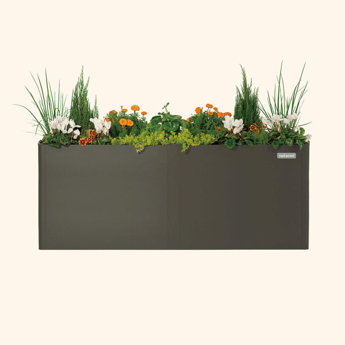 Extra Tall Modern Metal Raised Garden Bed 83" L x 42" W x 32" H