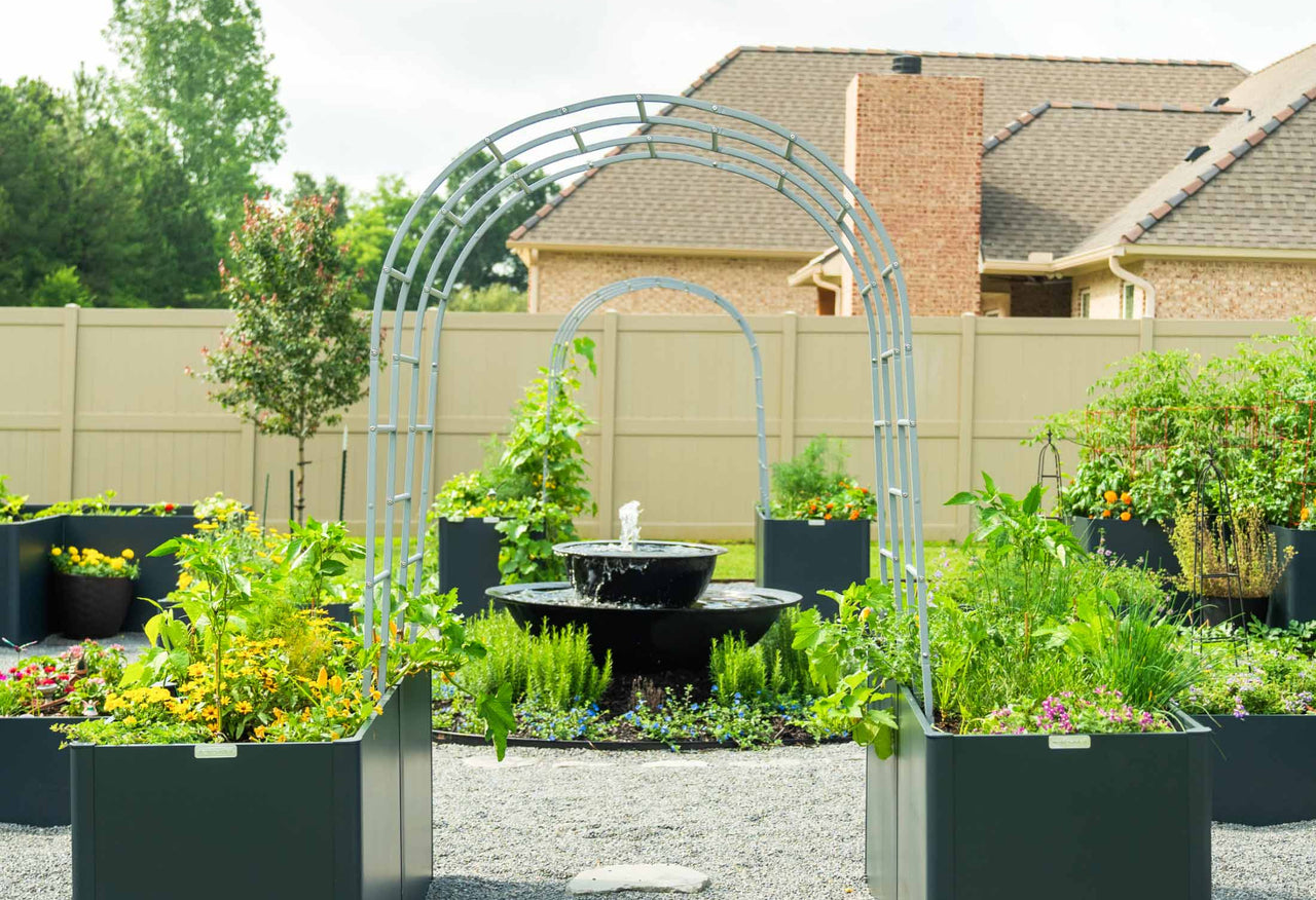 Extra Tall Modern Metal Raised Garden Bed 83" L x 42" W x 32" H