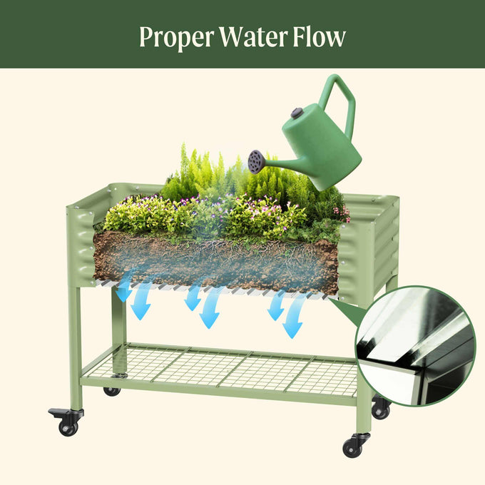 Elevated Garden Bed - V Series 2' x 6'